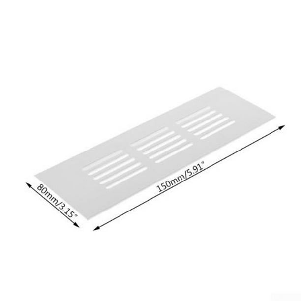 2P Square Alum Ventilation Air Vent Grille for Cupboard Wardrobe 250mm Silver 2P Square Alum Ventilation Air Vent Grille for Cupboard Wardrobe 250mm Silver